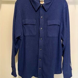 Victoria's Secret Pink Navy Fleece Jacket